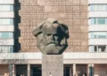 A stsatue of Karl Marx in Chemnitz