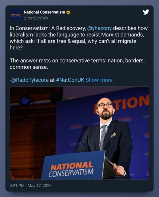 national conservatism tweet 5