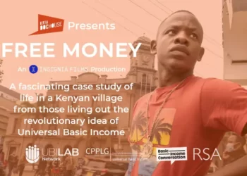 Promotional poster for the sociology documentary 'Free Money'.