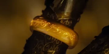 The One Ring on Saurons Finger